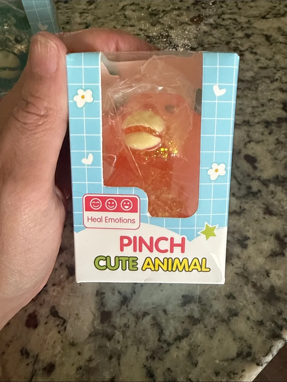 Pinch Cute Animal Pet Toy - Teal and Cream Plush
